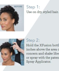 XFusion Keratin Hair Fibers - Black (Large Size 28g) Medium Brown 25 71v2xTY5UML