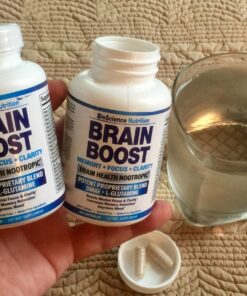 Premium Brain Function Supplement – Memory, Focus, Clarity – Nootropic Booster with DMAE, Bacopa Monnieri, L-Glutamine, Multi Vitamins, Multi Minerals - Arazo Nutrition 24 71v3Ms9lC6L