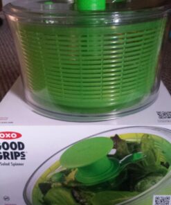 OXO Good Grips Salad Spinner,Green, Large Green Salad Spinner 61 71v3urNcQqL