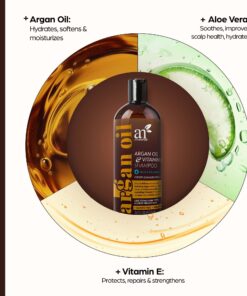 artnaturals Argan Hair Growth Shampoo - (16 Fl Oz / 473ml) - Sulfate Free - Treatment for Hair Loss, Thinning & Regrowth - Men & Women - Infused with Biotin, Argan Oil, Keratin, Caffeine 28 71v44fxhk6L