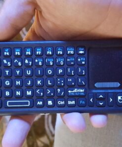 iPazzPort 2.4G Mini Wireless Keyboard with Touchpad Mouse Combo, Lightweight Portable Keyboard Controller, Compatible with Android TV Box/PC/Tablets/PS4/Raspberry Pi 3/HTPC KP-810-19S 31 71v4biYLofL