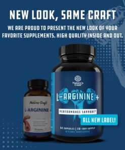 Pre Workout Nitric Oxide Supplement - Extra Strength L Arginine L Citrulline Supplement with Beta Alanine Nitric Oxide Booster for Enhanced Performance Strength Vascularity and Muscle Recovery 16 71v4jrg9TyL