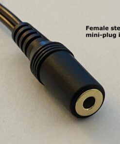 yueton 2 Pack Gold 3.5mm 6" Stereo Female Mini Jack to 2 Male RCA Plug Adapter Audio Y Cable 17 71v6IQkJPcL