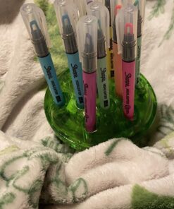 SHARPIE Highlighter, Clear View Highlighter with See-Through Chisel Tip, Stick Highlighter, Assorted, 12 Count 1 Count (Pack of 12) 25 71v6g3aNZwL