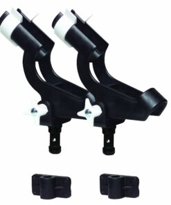 Alternative view of Wise 6039 Twin Pack Rod Holder with 2 Side Mounts, Black