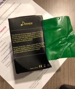 Donner DPA-1 Guitar Pedal Power Supply Adapter 9V DC 1A Tip Negative 5 Way Daisy Chain Cables for Guitar Effect Pedal 45 71v7c33l9FL