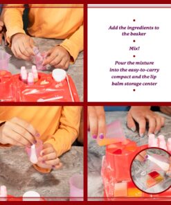 MindWare Science Academy Lip Balm Lab Kit | Includes 18pcs for DIY Lip Balms to Teach Kids & Teens Cosmetic Chemistry 11 71v7kefKtpL