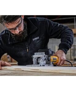 DEWALT Biscuit Joiner, 6.5 Amp, 10,000 RPM, Retractable 45 Degree Notch, For Depth Spots (DW682K),Yellow Plate joiner 22 71v89wNQuTL