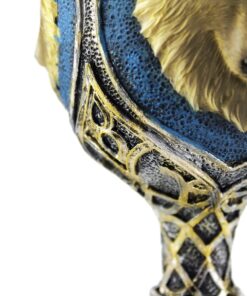 EZESO Stainless Steel Wolf Goblet, EZESO Resin 3D Wine Chalice Goblet Cup(Wolf Goblet) 19 71v91rSVBxL