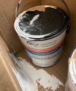 Dicor RP-CRC-1 EPDM Rubber Roof Acrylic Coating Part 2 - White, 1 Gallon 38 71v9XX76CgL