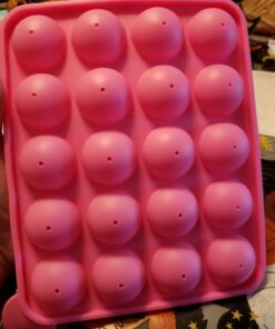 APRON HEROES- Complete Cake Pop Maker Kit, Nonstick, Silicone, Cake Pop Maker, Cake Pop Kit, with, Cake Pop Stand Holder, Cake Pop Molds, 120 Lollipop Sticks, Melting Pot, Decorating Pen, & Twist Ties BAKEWARE SET: Round Pops 53 71vAG9E1GWL