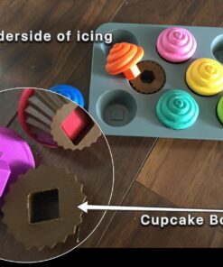 Learning Resources Smart Snacks Shape Sorting Cupcakes,17 Pieces, Ages 18 Months+, Fine Motor, Color & Shape Recognition Single 38 71vAbnxnEwL