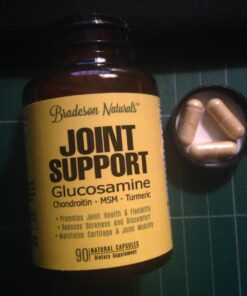 Bradeson Naturals Joint Supplement with Glucosamine Chondroitin Turmeric MSM Boswellia Bromelain & Quercetin.Promotes Joint Health. 90 Capsules. Made in USA 29 71vB8AwdwaL