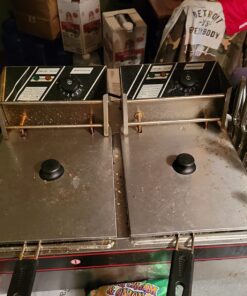 ALDKitchen Deep Fryer | Stainless Steel | 1 & 2 Baskets (2-basket) 2-basket 16 71vBCYODo0L