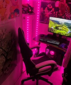 LED Lights for Bedroom, 100ft(2 Rolls of 50ft) LED Strip Lights, Music Sync Color Changing Led Lights with APP & IR Remote Control for Bedroom Room Home Decor Party Festival… 100FT-2rolls 27 71vBohd CHL