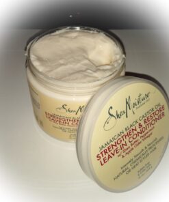 Shea Moisture Leave in Conditioner with Jamaican Black Castor Oil for Hair Growth, Strengthen & Restore, Vitamin E, Curly Hair Products Safe for use on Hair Color, 15 Oz 15 Fl Oz (Pack of 1) 50 71vD3XqPaOL