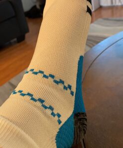 QUXIANG Compression Socks for Women & Men Circulation 3/6/7 Pairs Arch Ankle Support 15-20 mmHg Best for Running Cycling Small-Medium 01-blue/Purple/Yellow 18 71vDo6YBCBL