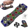 AERLANG Push Up Board, Portable Multi-Function Foldable 10 in 1 Push Up Bar, Push up Handles for Floor,Professional Push Up Strength Training Equipment P1-Push up board 48 71vEKmKq6LL