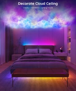 Govee 16.4ft RGBIC LED Strip Lights H617A, Smart LED Lights, App Control with Segmented DIY, Music Sync Mode, Bluetooth Control, Color Changing LED Light Strips for Bedroom, Gaming Room and Desk 35 71vEMzL lVL