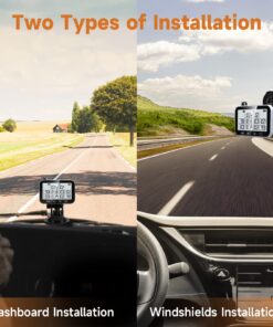 GUTA Trailer Tire Pressure Monitoring System, Trailer TPMS with 6 Sensors, 6 Alert Modes, Signal Booster, Power Saving Display, Long Sensing Distance, for 3 Trailers (T1/T2/T3), for RV, Trailer 6-Sensors 24 71vFaBOq4tL