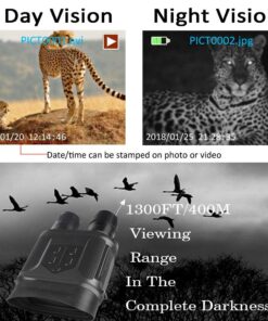 SOLOMARK Night Vision Binoculars Hunting Binoculars-Digital Infrared Night Vision Hunting Binocular with Large Viewing Screen Can Take Day or Night IR Photos & Video from 400m/1300ft NV400 13 71vFzKUeToL