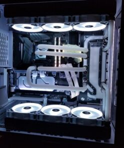 Corsair LL Series, LL120 RGB, 120mm RGB LED Fan, Triple Pack with Lighting Node PRO- White, Lighting Node PRO Included, LL120 RGB White,CO-9050092-WW Triple Pack w/ Lighting Node PRO 72 71vG6tYd9PL