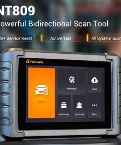 FOXWELL NT809 Bidirectional Scan Tool,2023 All System OBD2 Scanner Diagnostic Tool,30+ Service Reset, ABS Bleeding/Oil Reset/Battery Register,Car Diagnostic Scanner for Cars,7" Touchscreen,Easy to Use 21 71vGg1vq5DL