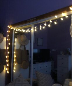 Dailyart Globe String Light 40 Led Battery Operated String Lights Waterproof Outdoor Indoor String Lights for Bedroom Classroom Decor, Battery String Lights for Christmas Wedding Party 13ft Warm White Yellow 39 71vGhbJt3CL