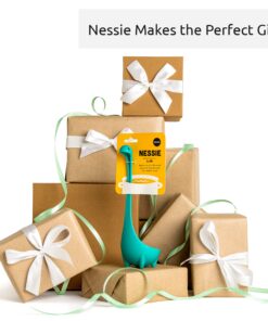 OTOTO Nessie Ladle Spoon - Turquoise Cooking Ladle - Cooking Gifts - Use for Serving Soup, Stew, Gravy & Chili - High Heat Resistant Loch Ness Stand Up Soup Ladle 30 71vGnfXIgcL