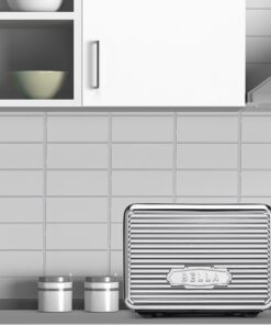 BELLA (14387) Linea Collection 2-Slice Toaster with Extra Wide Slot & Custom Settings, Polished Stainless Steel Chrome 17 71vGoMEw4CL 3