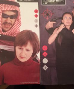 12" X 18" Hostage Targets for Shooting Featuring Photo-Realistic Designs | Bad Guy Paper Targets | Ideal for Law Enforcement Training 40 Pack Hostage 10 Of Each 34 71vHeFZBTqL