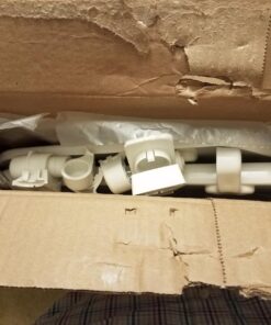 MAYFAIR 848SLOWB 000 Toilet Seat will Slow Close, Never Loosen and Easily Remove, ROUND, Durable Enameled Wood, White 27 71vInwQ00sL