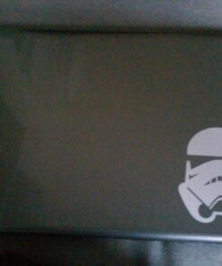 Storm Trooper Helmet Sticker Decal Notebook Car Laptop 5" x 6" (White) 25 71vJ dd53VL