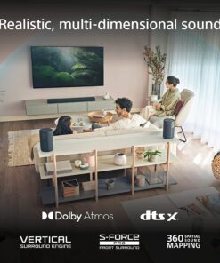 Sony HT-A3000 3.1ch Dolby Atmos Soundbar Surround Sound Home Theater with DTS:X and 360 Spatial Sound Mapping, works with Google Assistant Sound bar only 51 71vJi3bEkVL