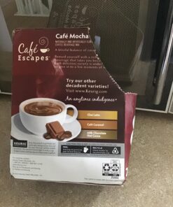 Cafe Escapes™ Single-Serve Coffee K-Cup® Pods, Cafe Mocha, Carton Of 24 Café Mocha 24 Count (Pack of 1) 12 71vJx3A46nL