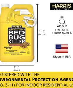 HARRIS Bed Bug Killer, Liquid Spray with Odorless and Non-Staining Formula (Gallon) 17 71vKoqQb5aL