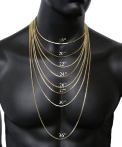 Fashion 21 Micro Pave Egyptian Ankh Cross Pendant 22 to 27 inches Various Chain Necklace Gold Tone 2mm 20" Box Chain 13 71vL2DkOlVL