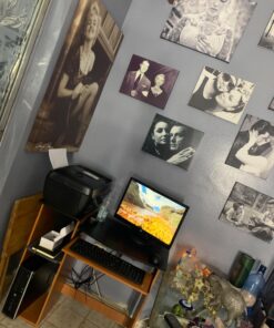 Furinno Econ Multipurpose Computer Writing Desk, Light Cherry/Black With Storage 45 71vMPBUdO L