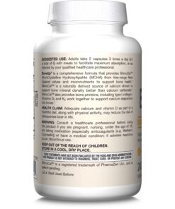 Jarrow Formulas BoneUp - 240 Capsules - 120 Servings - For Bone Support & Skeletal Nutrition - Includes Naturally Derived Vitamin D3, K2 (as MK-7) & 1000 mg Calcium - Gluten Free - Non-GMO Original 120 Servings (Pack of 1) 16 71vMg15q42L 2