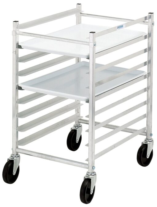 Channel Manufacturing 426AKD 7 Pan Aluminum End Load Half Height Sheet / Bun Pan Rack - Unassembled