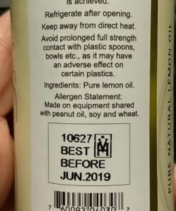 Boyajian Pure Lemon Oil, 3.4 Fluid Ounce 3.4 Fl Oz (Pack of 1) 13 71vN8XWBivL