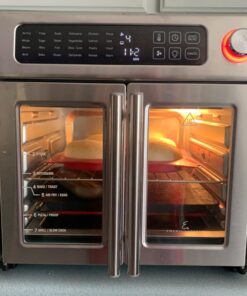 Emeril Lagasse 26 QT Extra Large Air Fryer, Convection Toaster Oven with French Doors, Stainless Steel 49 71vOQaHOMBL
