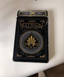 Mythical Creatures - Black Silver & Gold Edition Playing Cards by Gent Supply 52 71vPB8FGZL 1