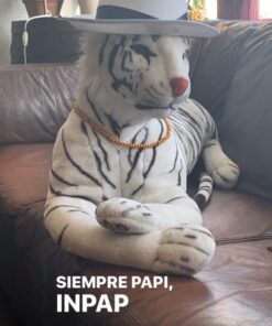 Melissa & Doug Giant Siberian White Tiger - Lifelike Stuffed Animal (over 5 feet long) - Extra Large, Plush Lifesize Tiger For Ages 3+ 26 71vPBt15IPL 1