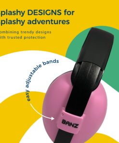 Baby Banz Earmuffs Infant Hearing Protection – Ages 0-2+ Years – The Best Earmuffs for Babies & Toddlers – Industry Leading Noise Reduction Rating – Soft & Comfortable – Baby Ear Protection Pink 27 71vPhJL3m7L