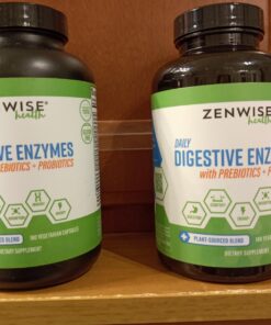 Zenwise Digestive Enzymes - Probiotic Multi Enzyme with Probiotics and Prebiotics for Digestive Health and Bloating Relief for Women and Men, Enzymes for Gut Health - 180 Count 33 71vQ2SH446L
