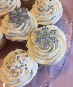 Snowflake Cupcake Rings - Set of 24 32 71vQyszkmBL