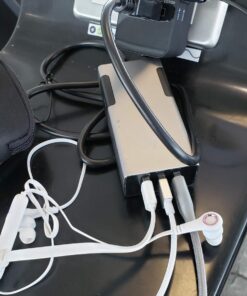 Travel Adapter, Worldwide All in One Universal Travel Adaptor Wall AC Power Plug Adapter Wall Charger with Dual USB Charging Ports for USA EU UK AUS Cell Phone Laptop Black 26 71vR8c15eL