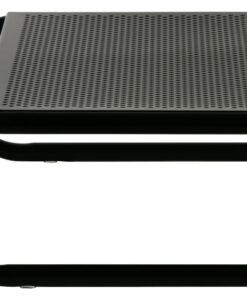 Allsop Large Metal Art Monitor Stand, 18-Inch wide platform holds 50 lbs with keyboard storage space - Black (30336) Large Monitor Stand 34 71vRth1zNtL