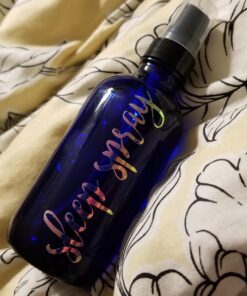 Vivaplex 6 pieces, Cobalt Blue, 4 oz Glass Bottles, with Black Fine Mist Sprayer 31 71vSFElWl8L